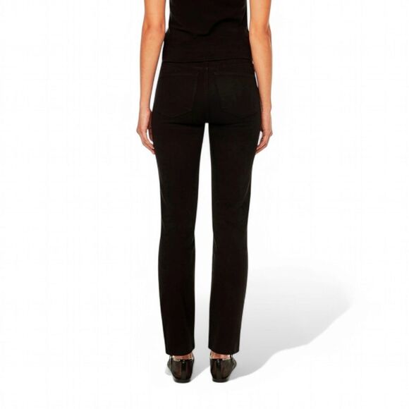 DL1961 Emile black Straight Ultimate knit Ultra High- Rise Vintage 31" Jeans - Picture 7 of 16